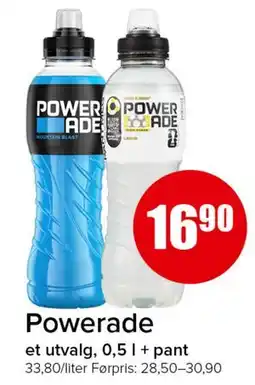 Spar Powerade tilbud