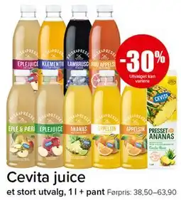 Spar Cevita juice tilbud