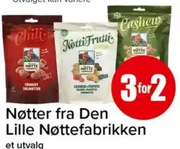 Spar Nøtter fra Den Lille Nøttefabrikken tilbud