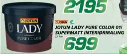 Coop Byggmix JOTUN LADY PURE COLOR 01/ SUPERMATT INTERIØRMALING tilbud
