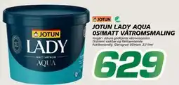 Coop Byggmix JOTUN LADY AQUA 05/MATT VÅTROMSMALING tilbud