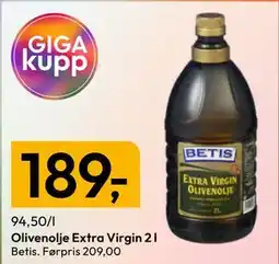 Gigaboks Olivenolje Extra Virgin 2 l tilbud