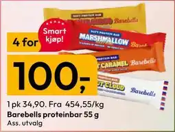 Gigaboks Barebells proteinbar tilbud