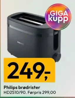 Gigaboks Philips brødrister tilbud