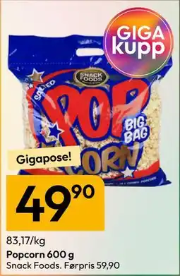 Gigaboks Popcorn tilbud
