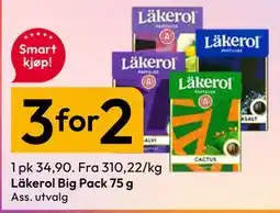 Gigaboks Läkerol Big Pack tilbud