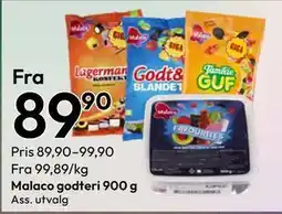 Gigaboks Malaco godteri tilbud