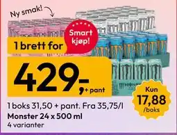 Gigaboks Monster 24 x 500 ml tilbud