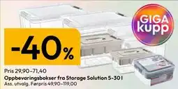 Gigaboks Oppbevaringsbokser fra Storage Solution tilbud