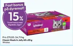 Gigaboks Classic Meals In Jelly 60 x 85 g tilbud