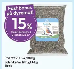 Gigaboks Solsikkefrø til fugl 4 kg tilbud