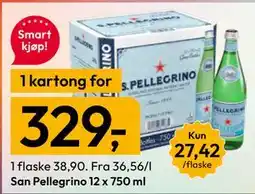 Gigaboks San Pellegrino 12 x 750 ml tilbud