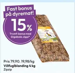 Gigaboks Villfuglblanding 4 kg tilbud