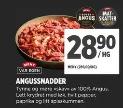 Meny ANGUSSNADDER tilbud