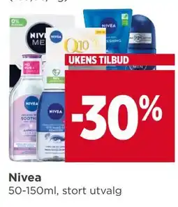 Meny Nivea tilbud