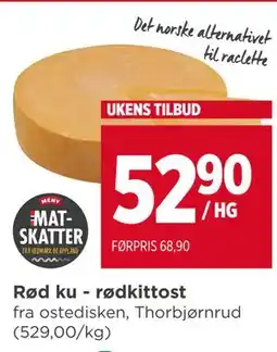 Meny Rød ku - rødkittost tilbud
