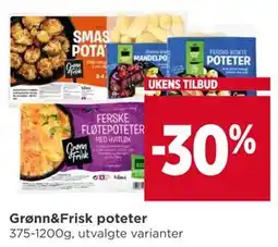 Meny Grønn&Frisk poteter tilbud