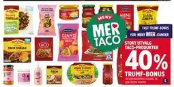 Meny STORT UTVALG TACO-PRODUKTER tilbud