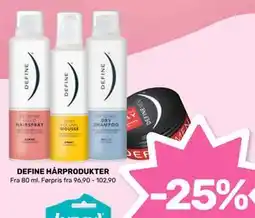 Matkroken DEFINE HÅRPRODUKTER tilbud