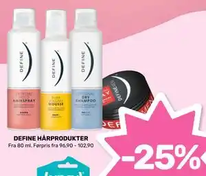 DEFINE HÅRPRODUKTER