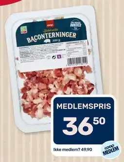 Matkroken Coop Baconterninger tilbud
