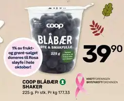Matkroken COOP BLÅBÆR SHAKER tilbud