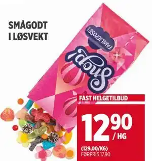 SMÅGODT I LØSVEKT