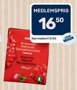 Matkroken Coop Hakkede tomater tilbud