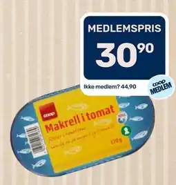 Matkroken Coop Makrell i tomat tilbud