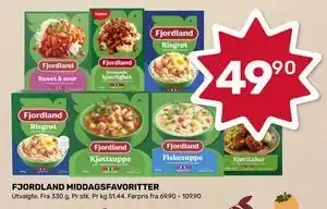 FJORDLAND MIDDAGSFAVORITTER