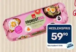 Matkroken FROKOSTEGG fra frittgående høner tilbud