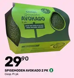 Coop Marked SPISEMODEN AVOKADO 2 PK tilbud