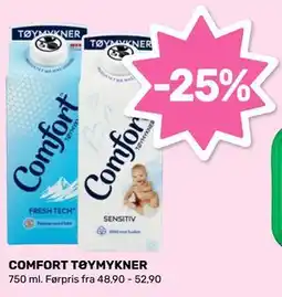 Coop Marked COMFORT TØYMYKNER tilbud