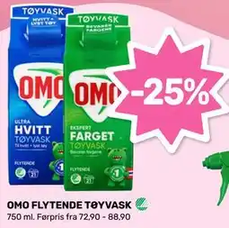 Coop Marked OMO FLYTENDE TØYVASK tilbud
