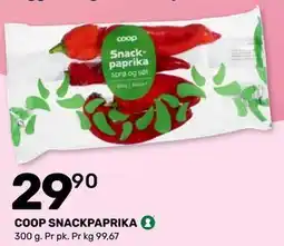 Coop Marked COOP SNACKPAPRIKA tilbud