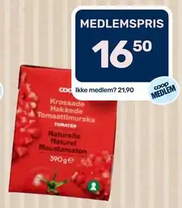 Coop Marked Hakkede tomater tilbud