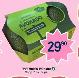 Coop Prix SPISEMODEN AVOKADO tilbud