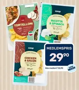 Coop Marked Coop Tortelloni Pasta fresca tilbud