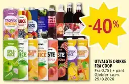 Coop Prix UTVALGTE DRIKKE FRA COOP tilbud