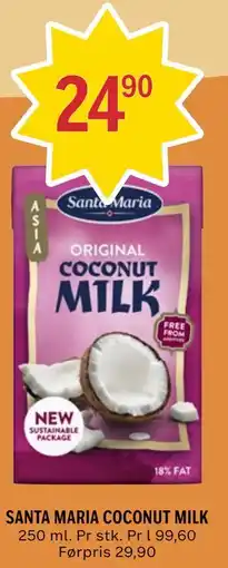 Coop Prix SANTA MARIA COCONUT MILK tilbud