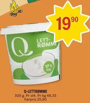 Coop Prix Q-LETTRØMME tilbud