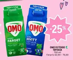 Coop Prix OMO FLYTENDE TØYVASK tilbud