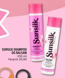 Coop Prix SUNSILK SHAMPOO OG BALSAM tilbud