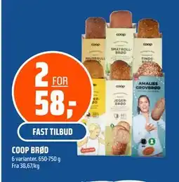 Coop Obs COOP BRØD tilbud