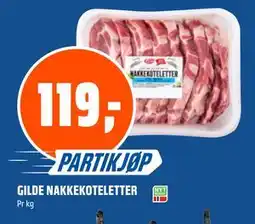 Coop Obs GILDE NAKKEKOTELETTER tilbud