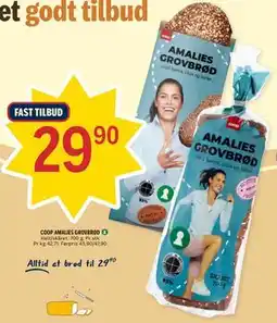 Coop Prix COOP AMALIES GROVBRØD tilbud