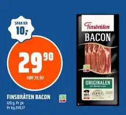 Coop Obs FINSBRÅTEN BACON tilbud