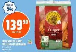 Coop Obs DEN STOLTE HANE KYLLINGVINGER GRILL tilbud