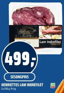 Coop Obs HENRIETTES LAM INDREFILET tilbud