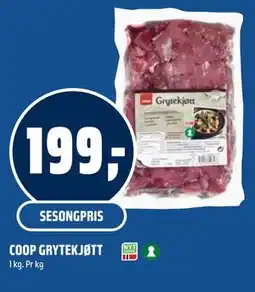 Coop Obs COOP GRYTEKJØTT tilbud
